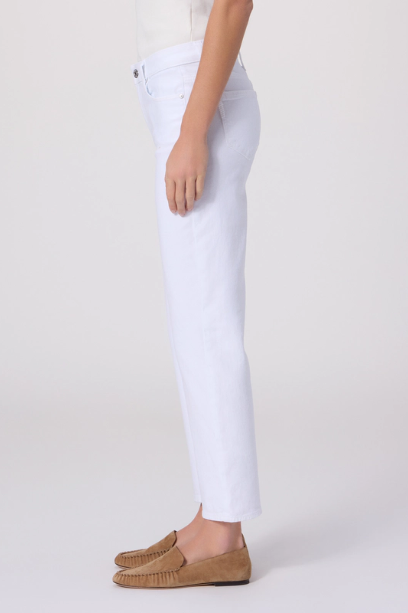 Paige Mason Ankle Jeans – Crisp White in sleek fit by paige Shop paige at Dotique for classic style and comfort