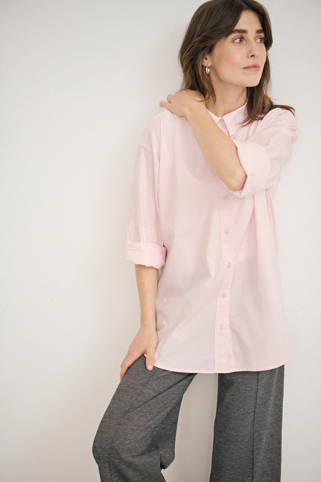 dotique-part-two-30308535-lotus-stripe-pink-white-shirt-organic-cotton-relaxed-fit-long-sleeve-4