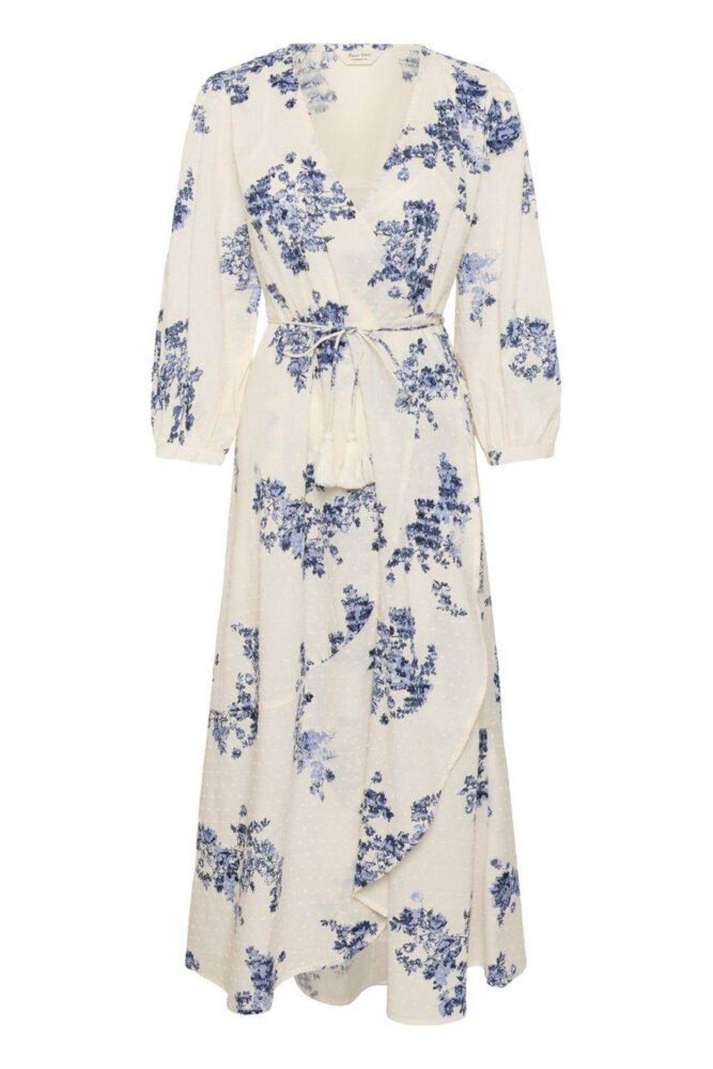 Part Two 30310448 AlyaPW Blue Shadow Flower Print Dress by Part Two with floral design, shop Part Two at Dotique online store.