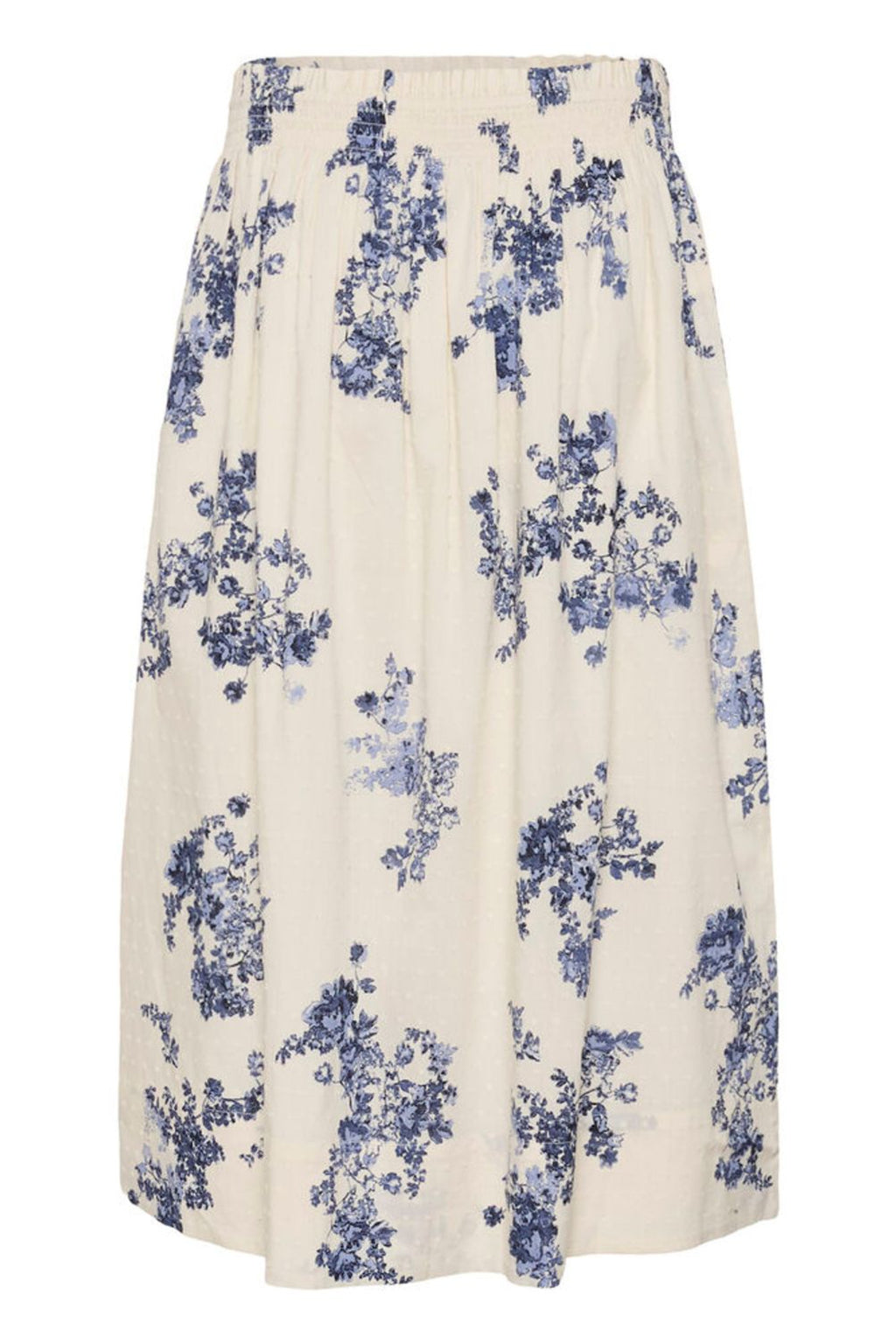 Part Two 30310449 AmaiaPW Blue Shadow Flower Print Skirt by Part Two, shop the Part Two collection at Dotique.