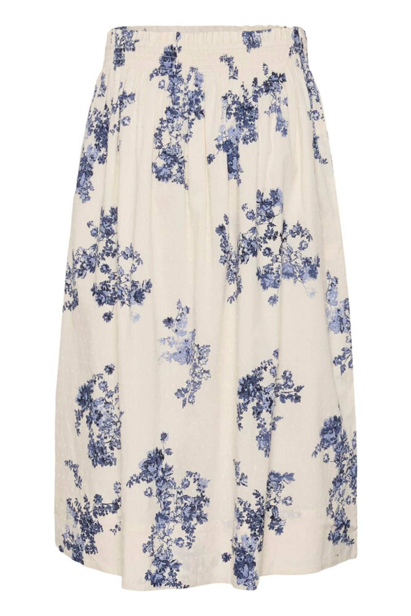 Part Two 30310449 AmaiaPW Blue Shadow Flower Print Skirt by Part Two, shop the Part Two collection at Dotique.