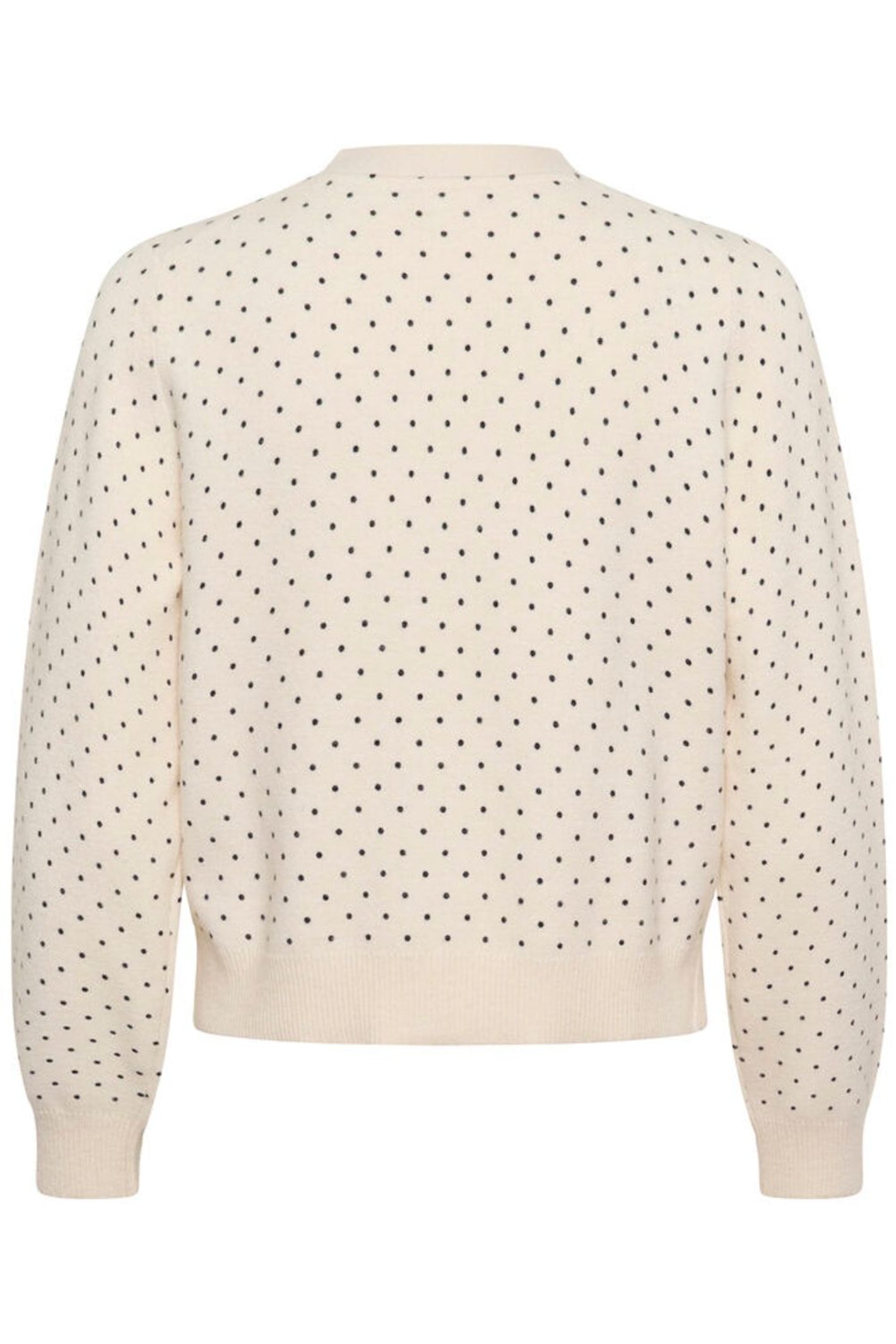 Part Two 30310394 AnessaPW Dark Navy Dot Print Cardigan by Part Two Shop Part Two at Dotique for stylish dot print cardigan options