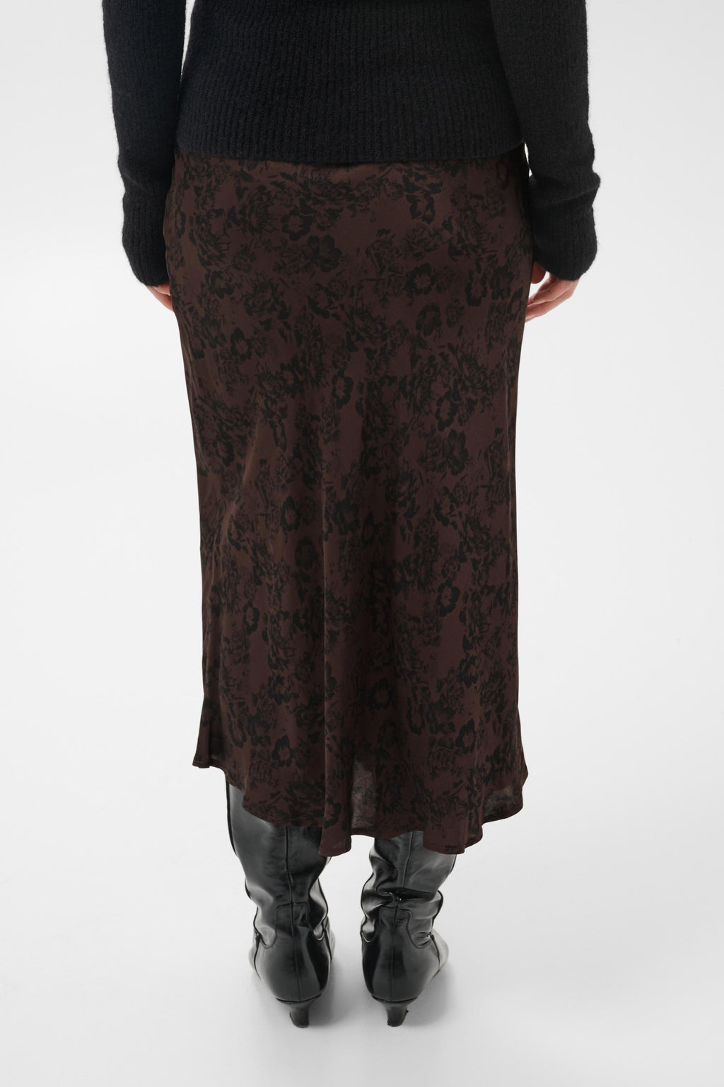 Part Two CandicePW Skirt Brown Gradient Flower 30311058 305460 – view 2. Shop Part Two at Dotique.