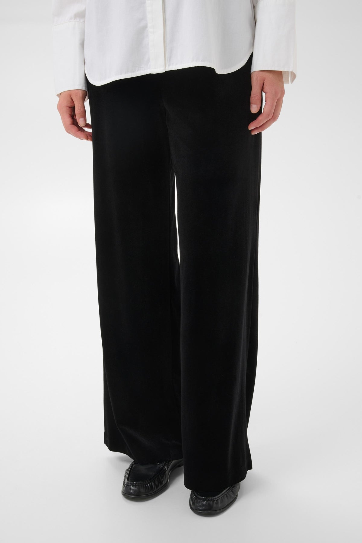 Part Two DhanyoPW Trousers Black 30311061 194008 – view 2. Shop Part Two at Dotique.