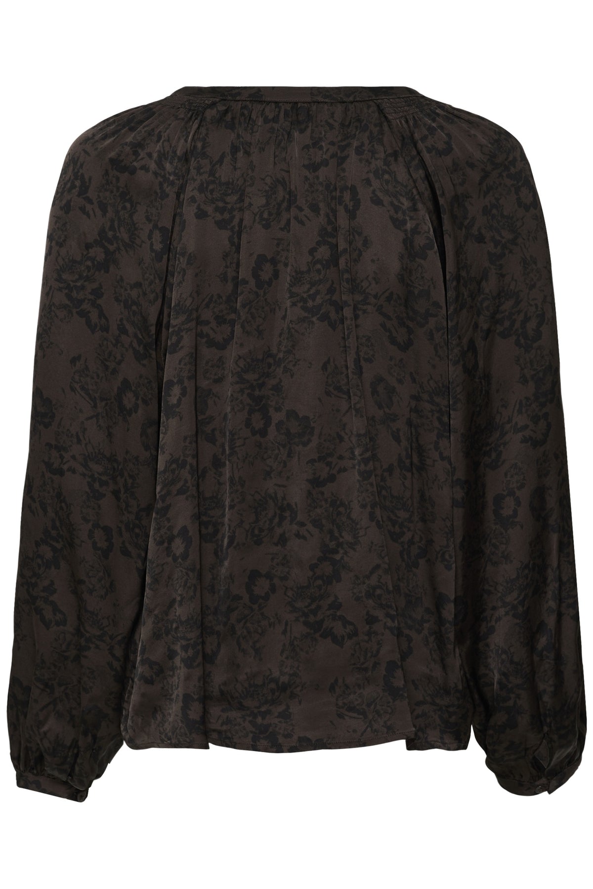 Part Two DoaaPW Blouse Brown Gradient Flower 30311024 305460 – view 3. Shop Part Two at Dotique.