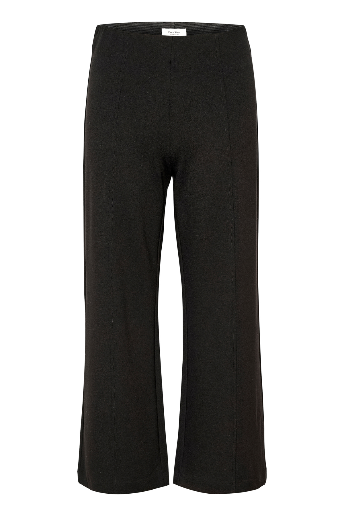 Part Two IlissaPW PA Trousers in Dark Black – slim fit stretch trousers with comfortable viscose blend available at Dotique
