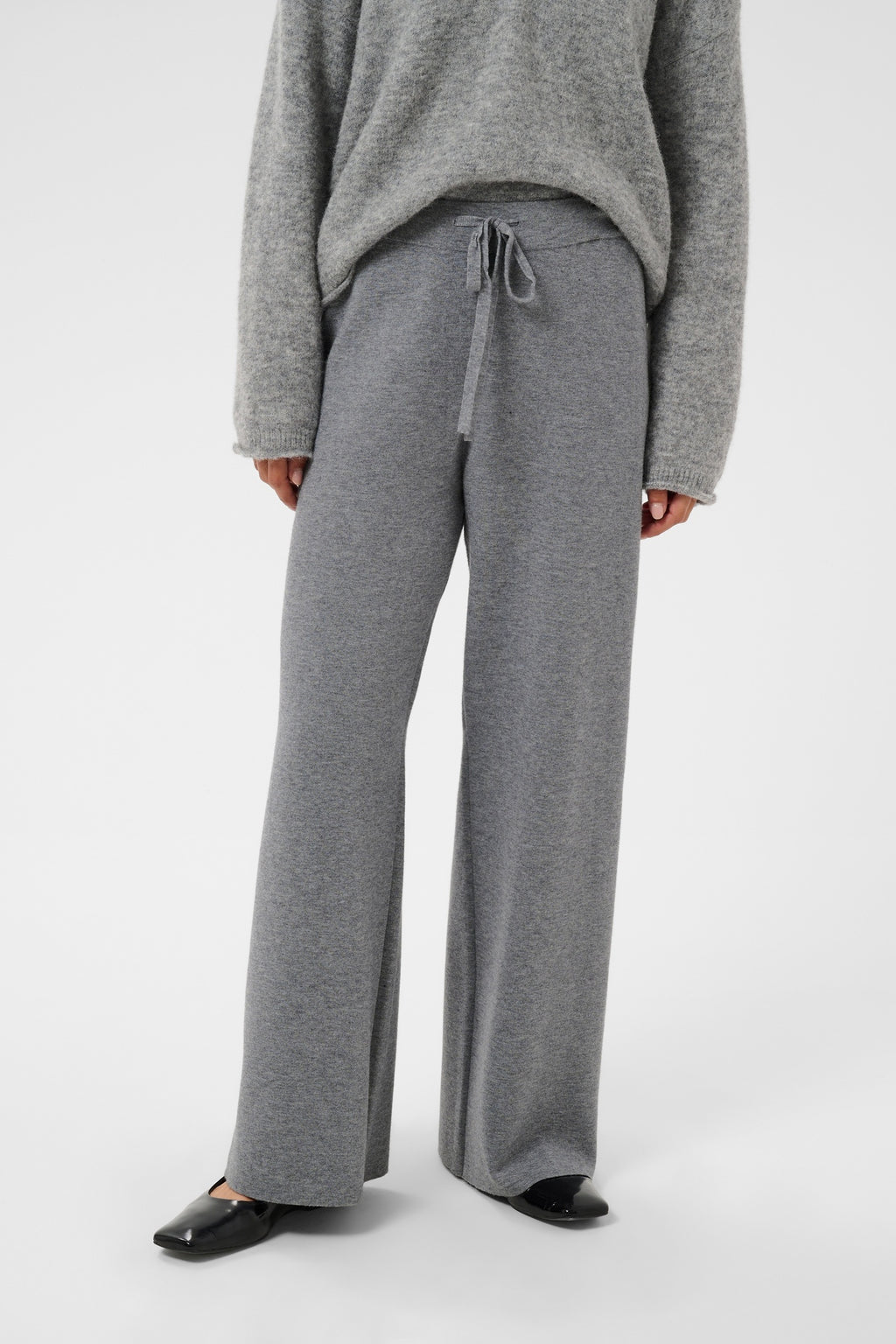 Part Two KatriePW Trousers Medium Grey Melange 30310876 – view 2. Shop Part Two at Dotique.