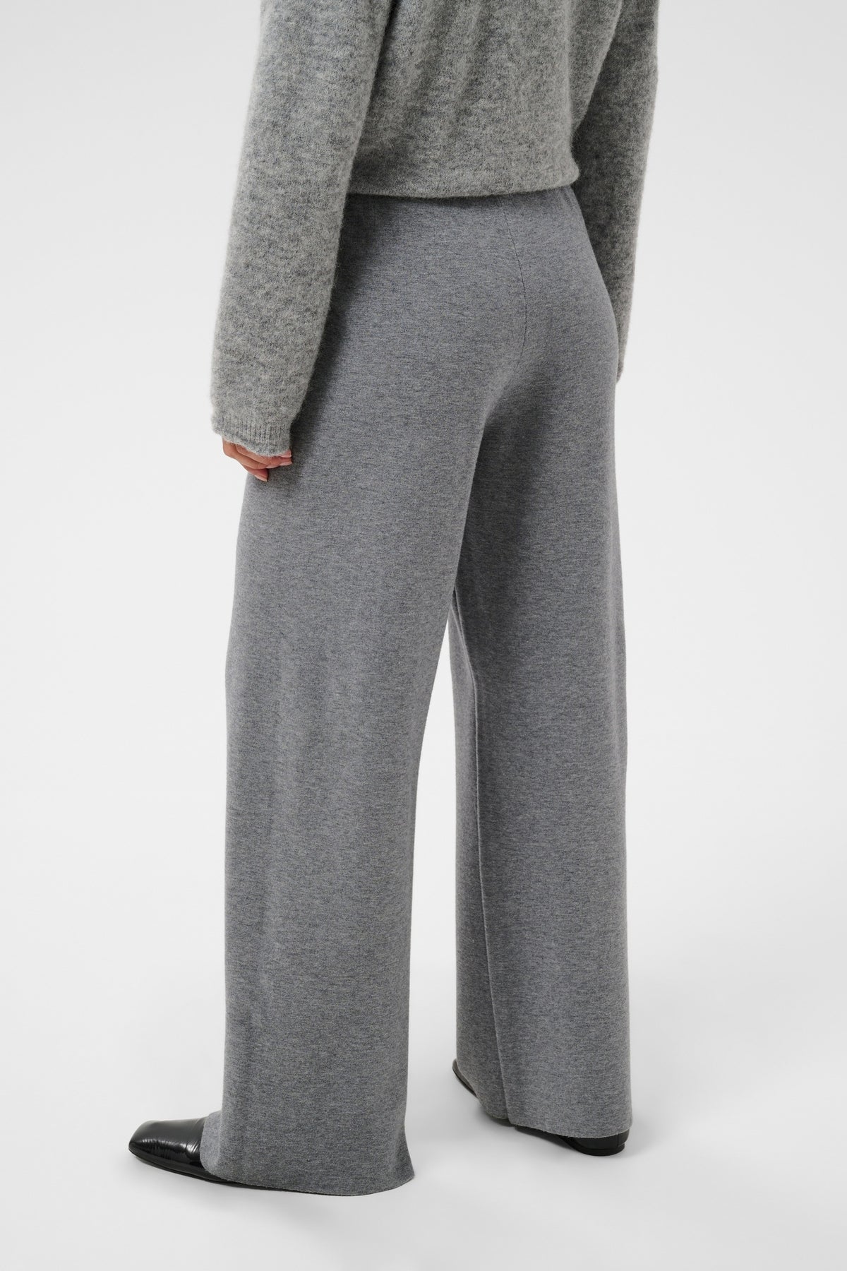 Part Two KatriePW Trousers Medium Grey Melange 30310876 – view 3. Shop Part Two at Dotique.