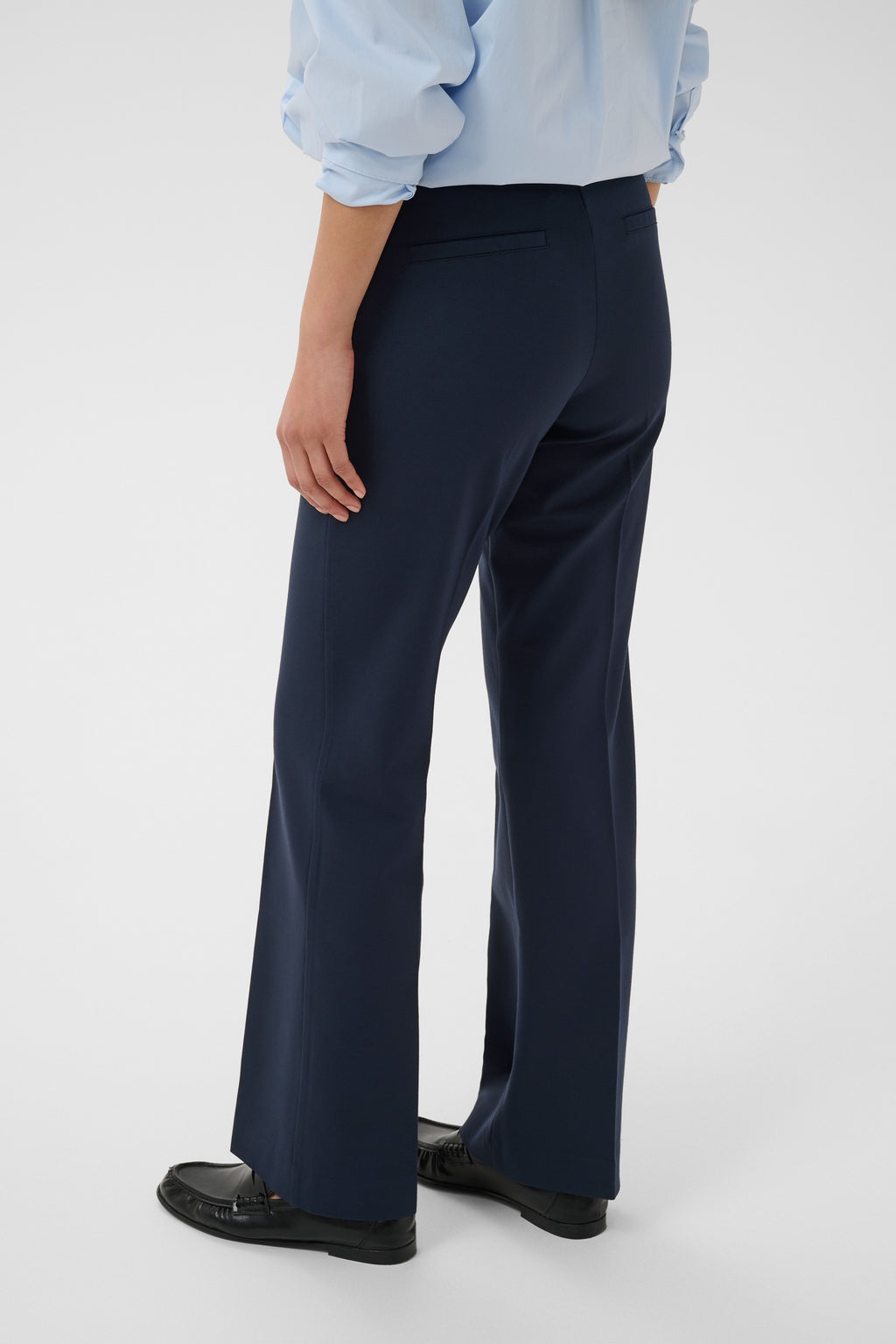 Part Two PontaPW Trousers Dark Navy 30310268 194013 – view 3. Shop Part Two at Dotique.