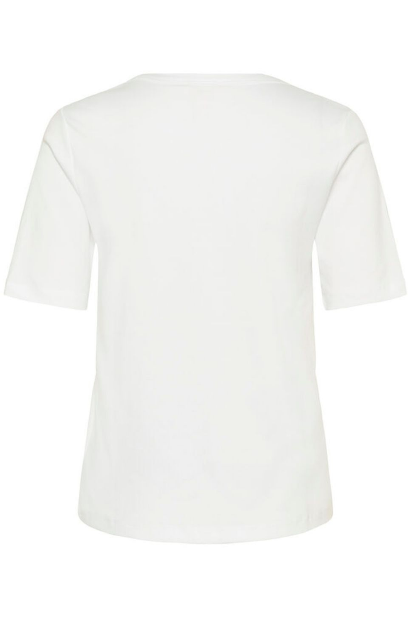 White V-neck T-shirt by Part Two made from 100% organic cotton. A timeless wardrobe staple that’s easy to style with jeans or tailoring. Dotique.