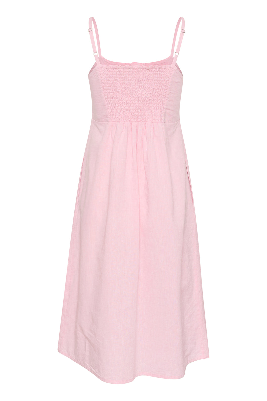 Part Two 30309615 ReysaPW Linen Dress Pink Nectar Chambrey at Dotique