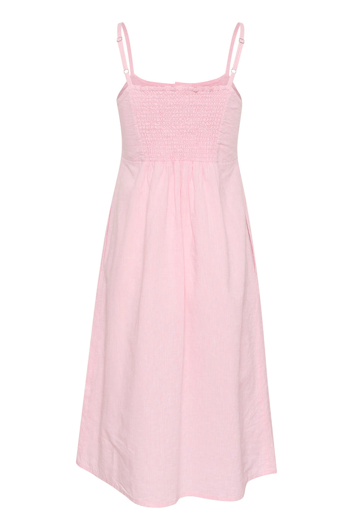 Part Two 30309615 ReysaPW Linen Dress Pink Nectar Chambrey at Dotique