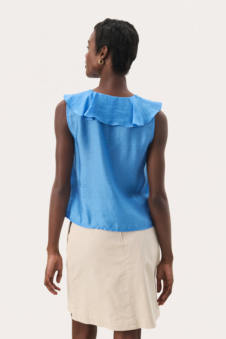 Part Two 30309642 RuePW Blouse Marina Blue at Dotique