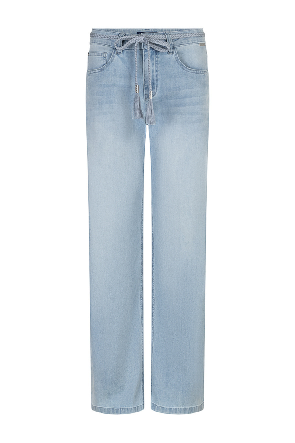 Red Button SRB4848 Colette & Belt White Bleach Jeans L31 in light wash with belt, shop Red Button at Dotique.