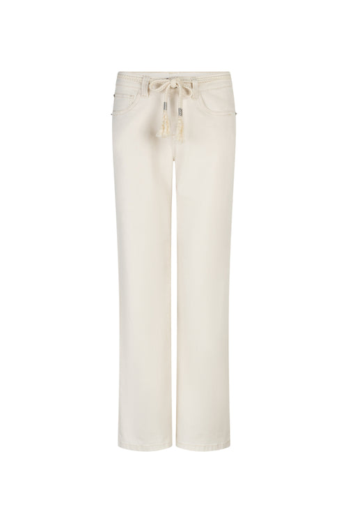 Red Button SRB4902 Colette & Belt Ecru Jeans L31 in light ecru with belt by Red Button. Shop Red Button at Dotique.