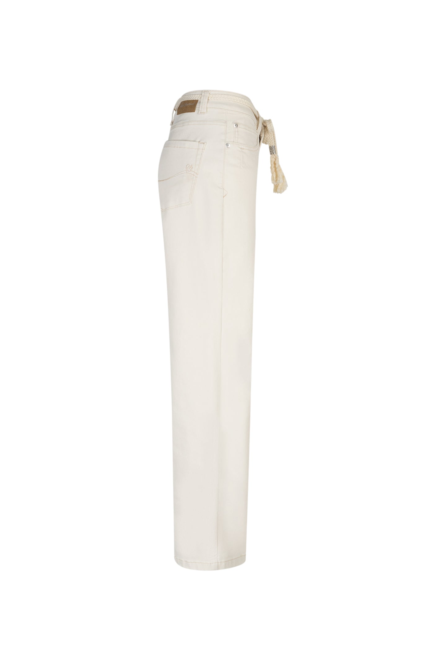 Red Button SRB4902 Colette & Belt Ecru Jeans L31 by Red Button side view, shop the Red Button range at Dotique