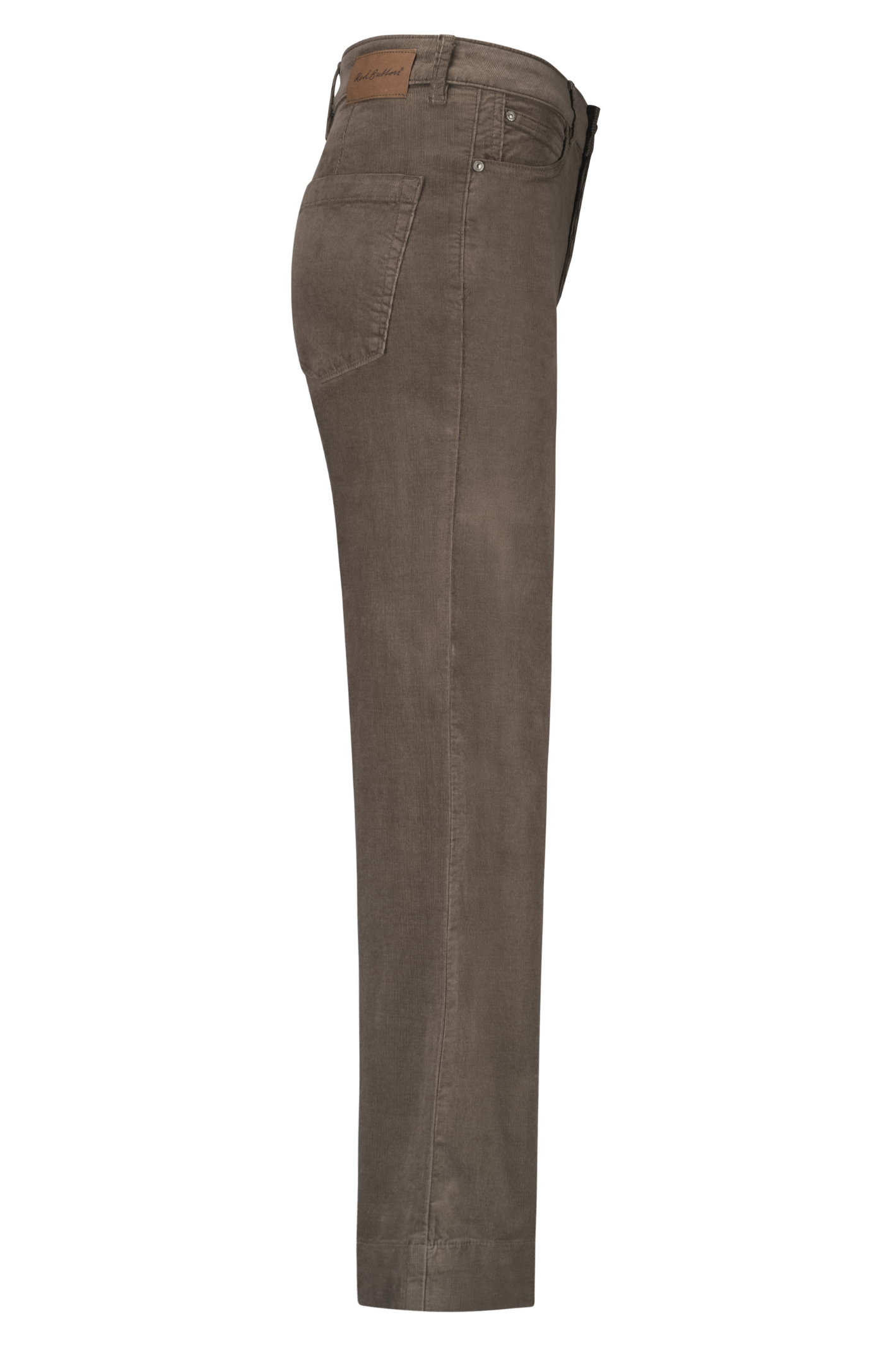 Red Button SRB4653A Conny Shiny Cord Inseam L31 Warm Taupe