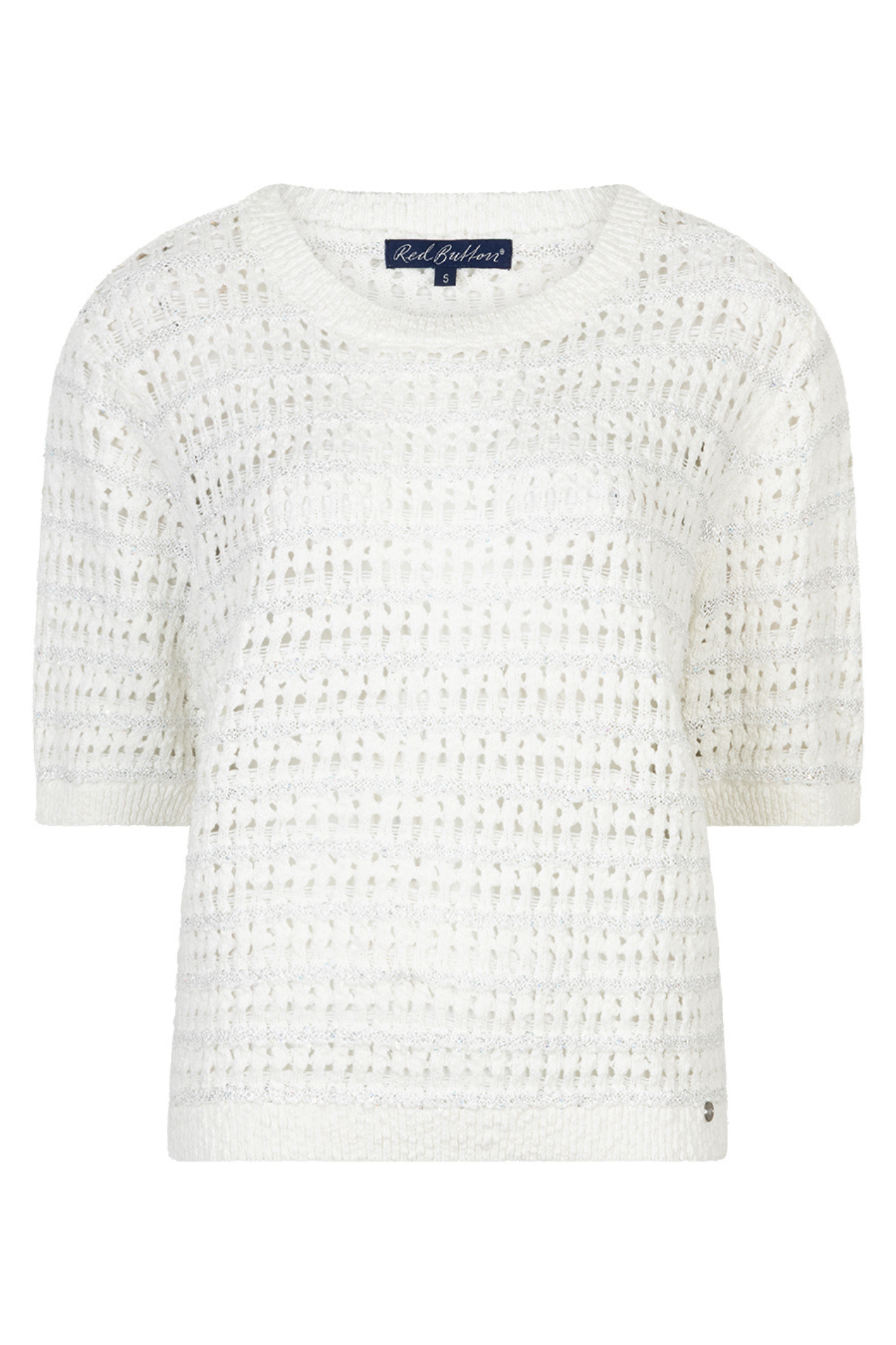 Red Button SRB4891 Jolene Off White knit top by Red Button available to shop at Dotique online store.
