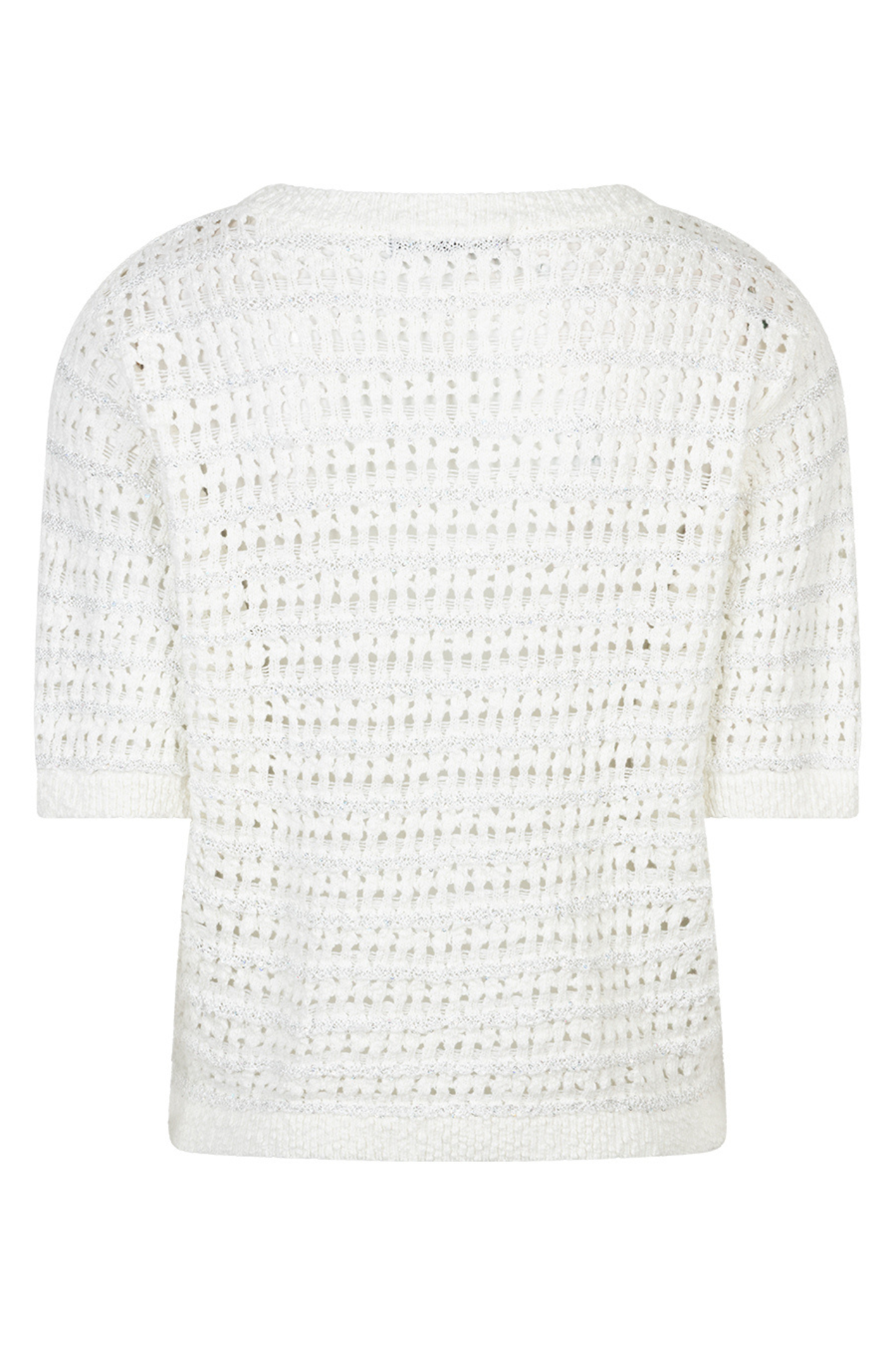 Red Button SRB4891 Jolene Off White knit top with breathable open-knit design shop Red Button at Dotique