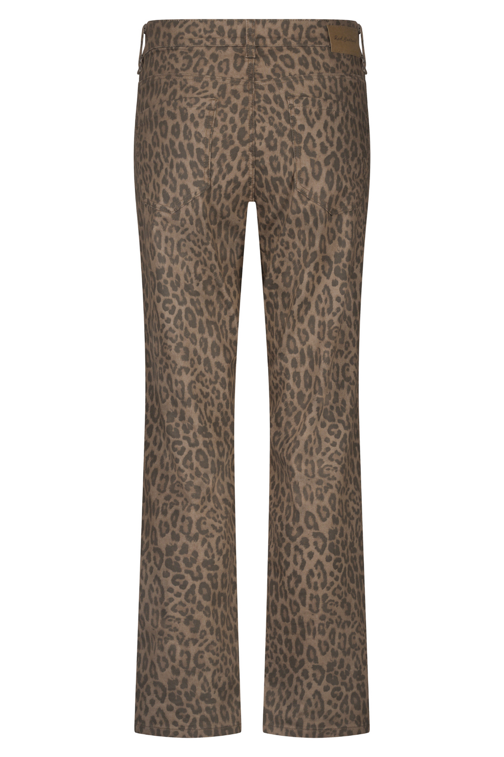 Red Button SRB4716 Kim Leopard Jeans L30 Mid Brown