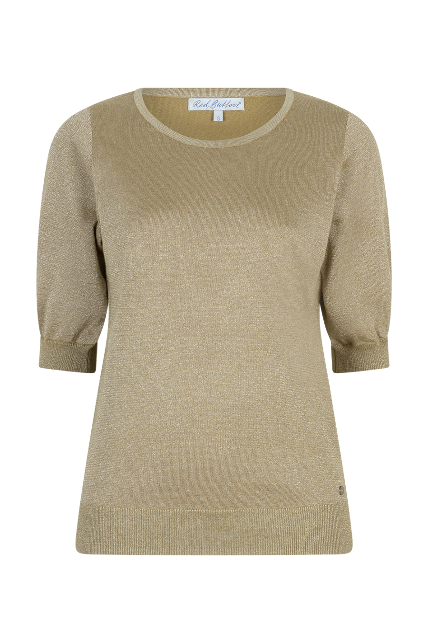 Red Button Sweet Sparkle top in moss with a soft shimmer finish. Easy knit, flattering fit and effortless to style. Shop at Dotique.