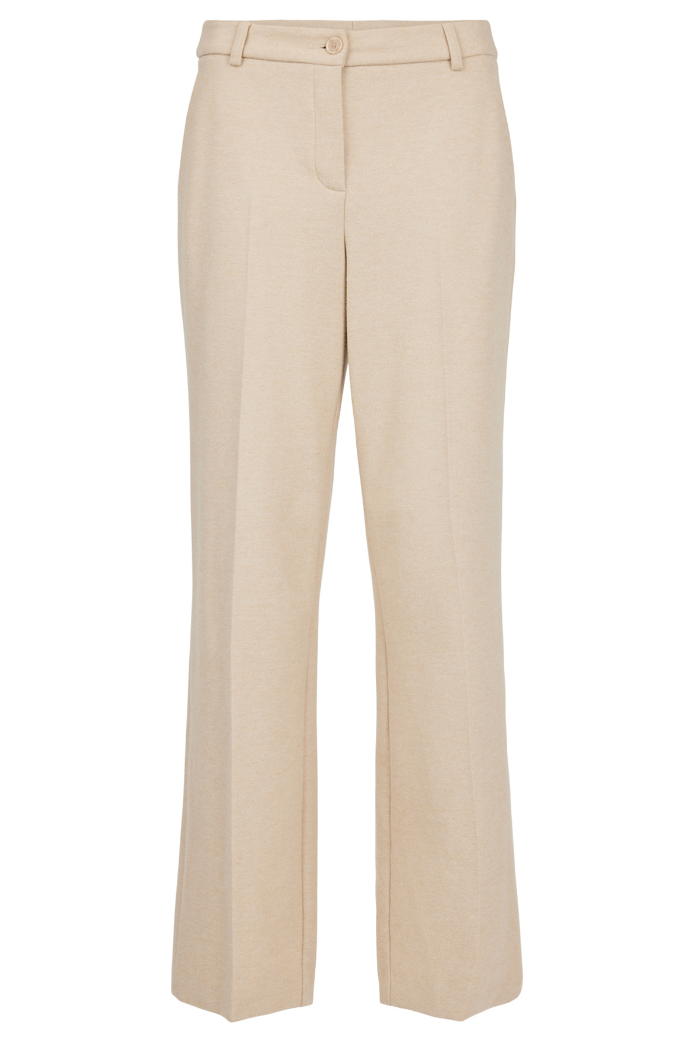 Robell Britt wide leg trousers in gold with flattering tailored fit and 80cm leg length