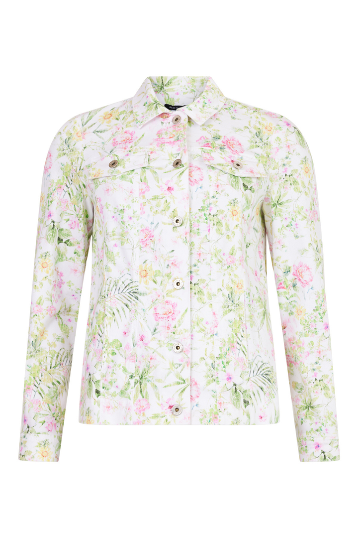 Robell 57641 5616 Pink Floral Happy Jacket