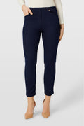 Robell Bella Petite jeans in Navy Blue, front view. Shop Robell at Dotique.