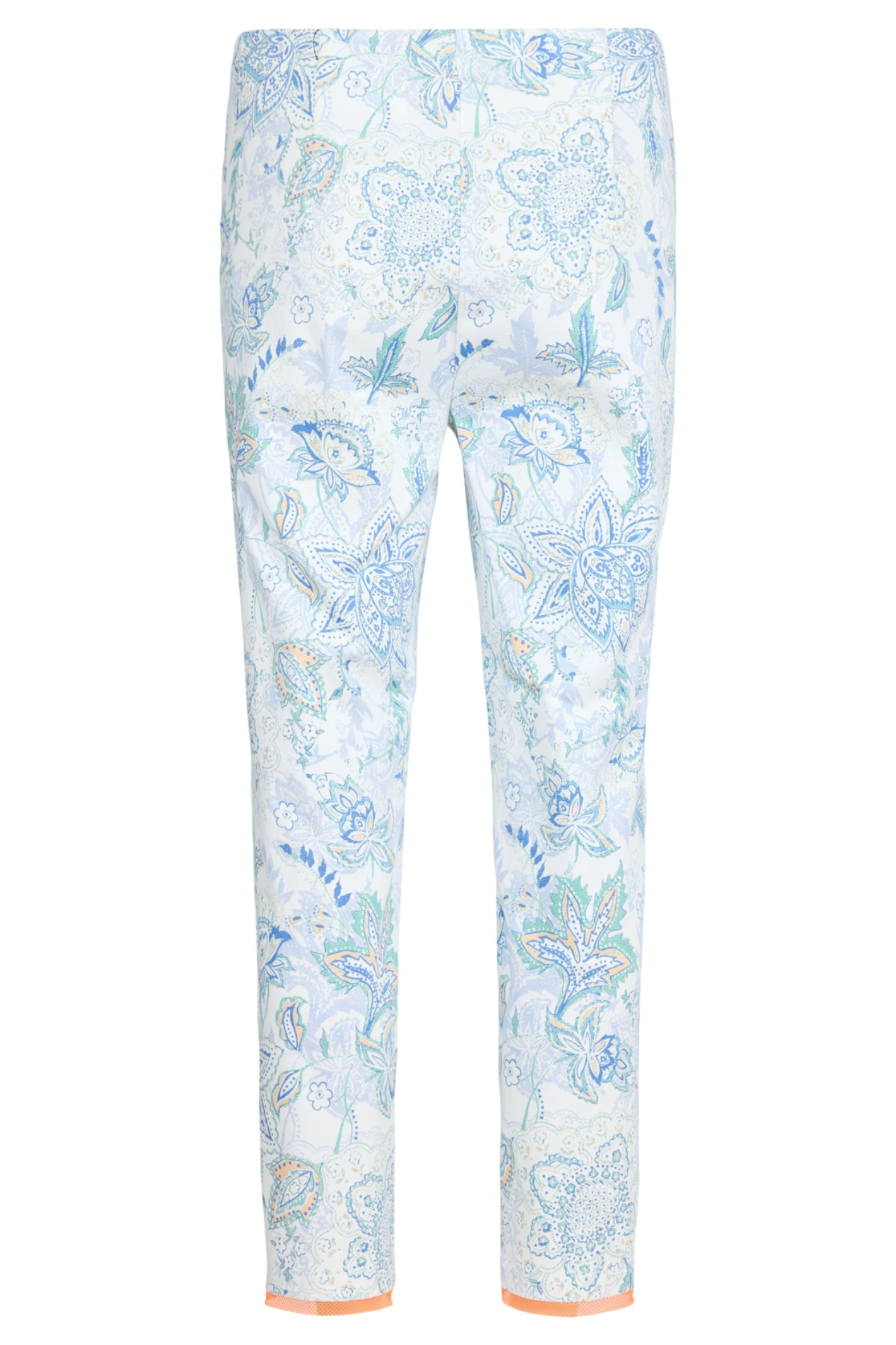 Robell Trousers Rose 09 (68cm) 51531-55088-10 Floral Print Trousers by robell shop robell at Dotique front view patterned pants