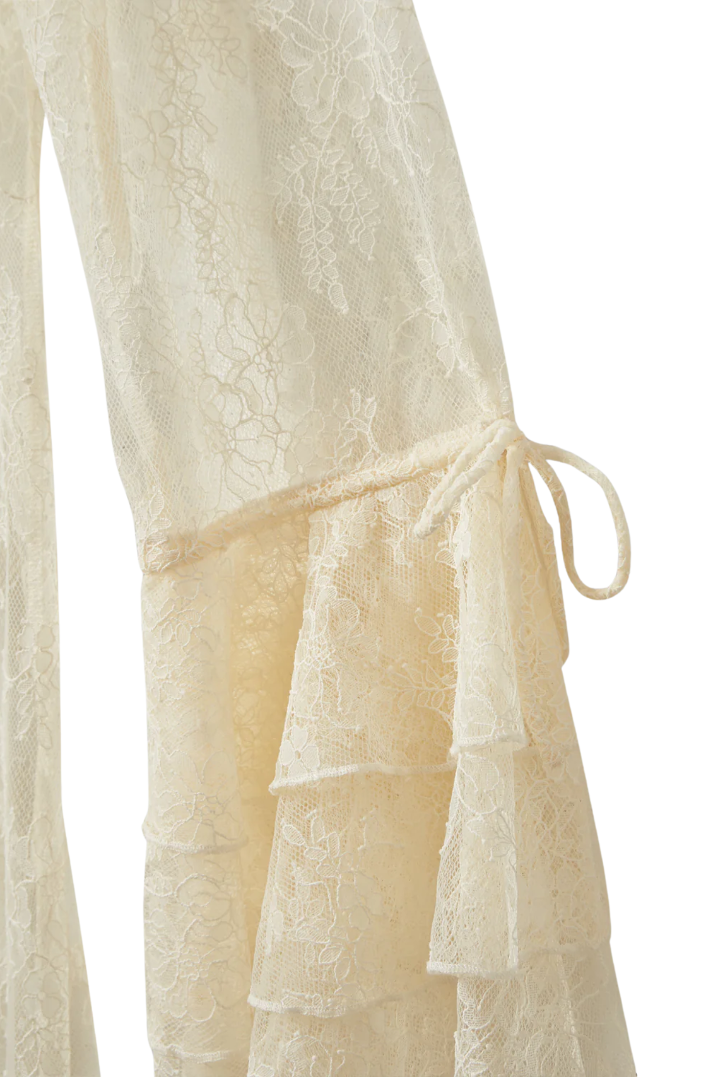 Sofie Schnoor Anastasiasw Lace Robe S262300 in delicate off-white lace by Sofie Schnoor, shop Sofie Schnoor at Dotique