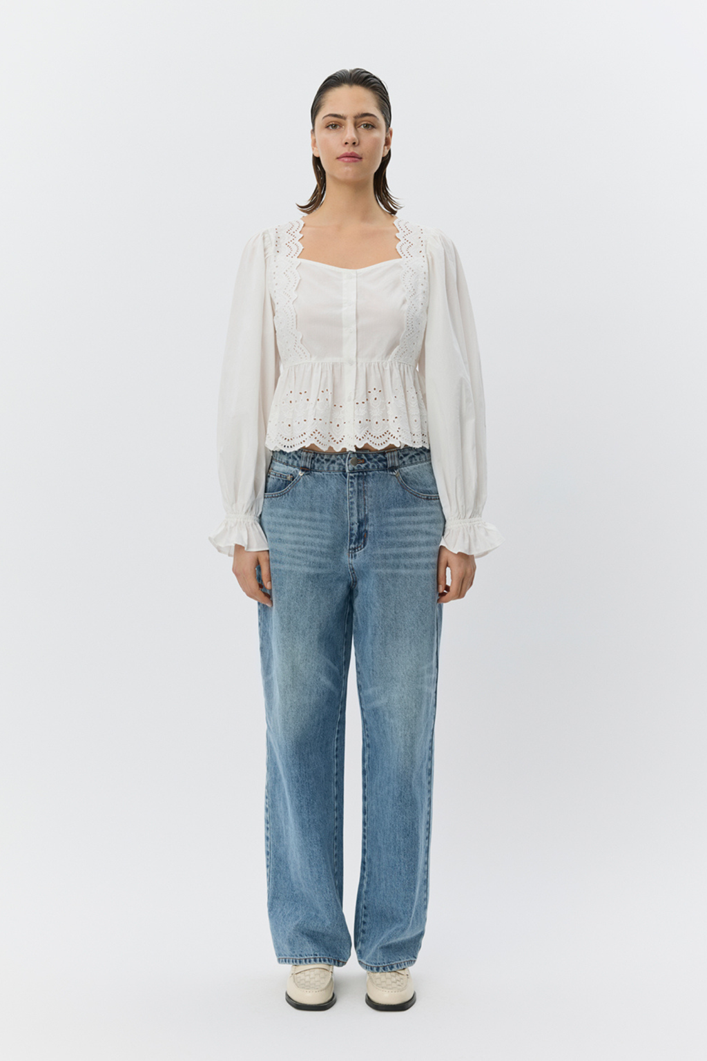 The Sofie Schnoor S261185 Ariasw Broderie Anglaise Shirt is a beautifully feminine piece with timeless appeal. Shop Sofie Schnoor at Dotique.