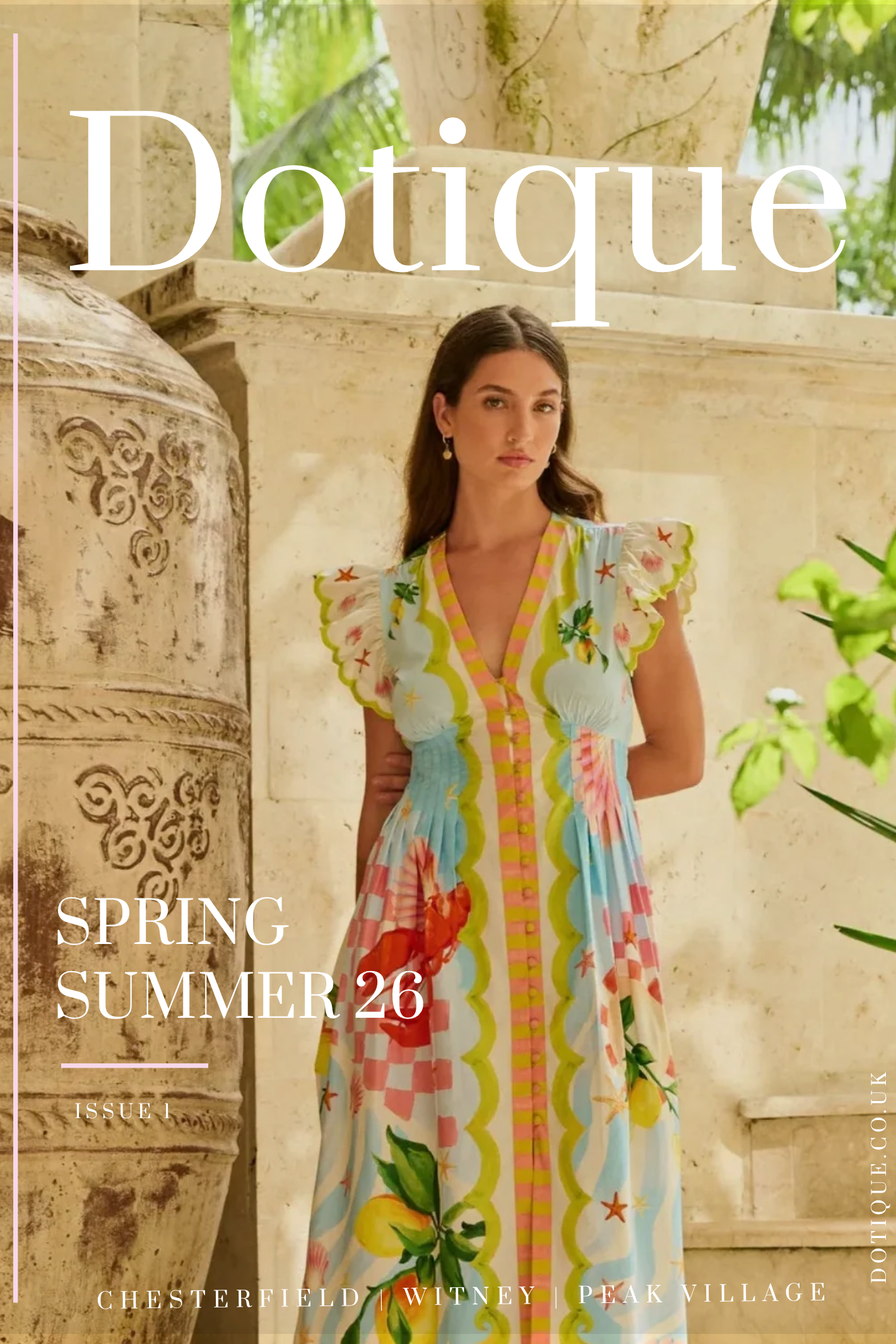 Dotique spring summer 2026 lookbook showcasing fashion trends and boutique brands