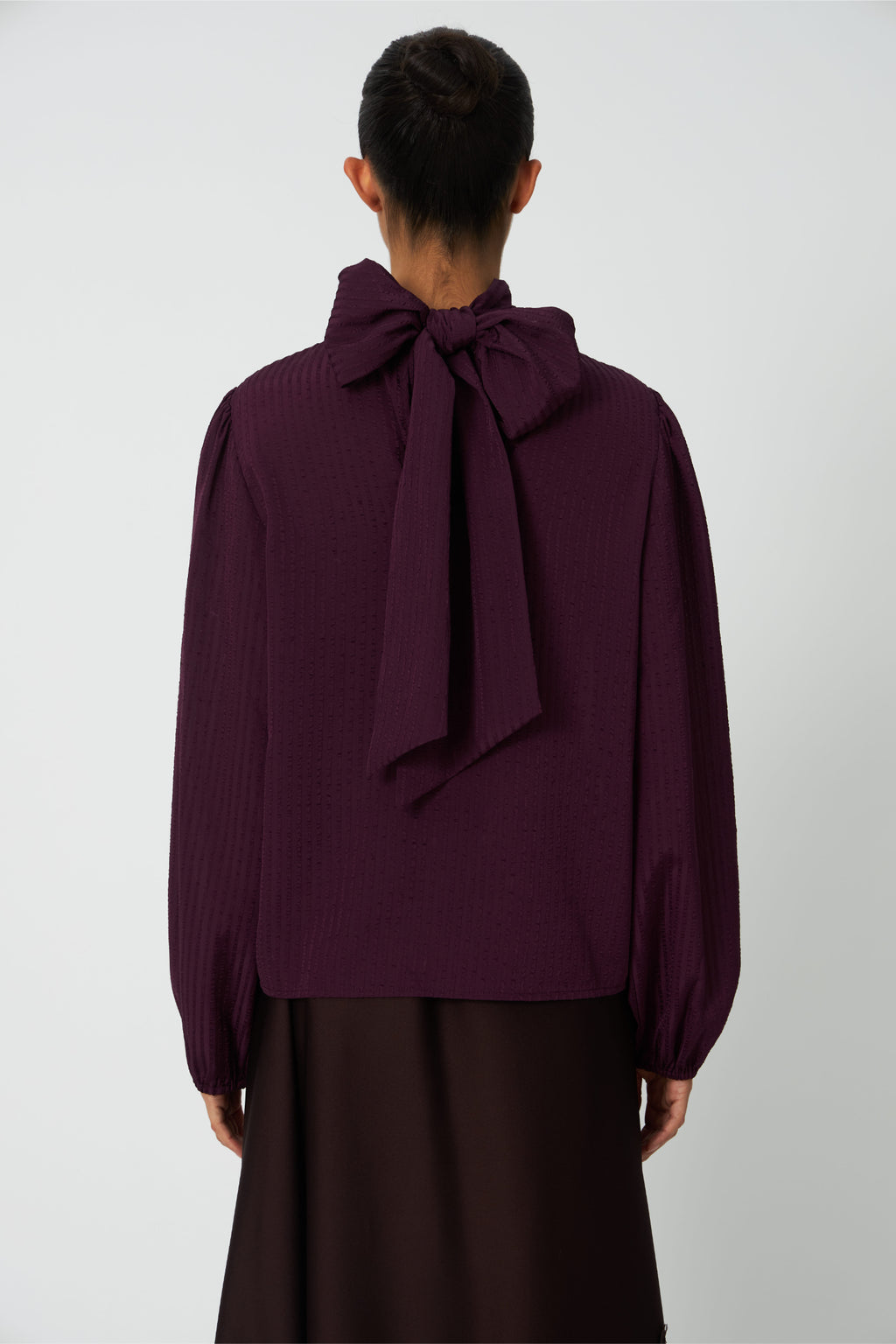 Stella Nova Bow Blouse Beetroot