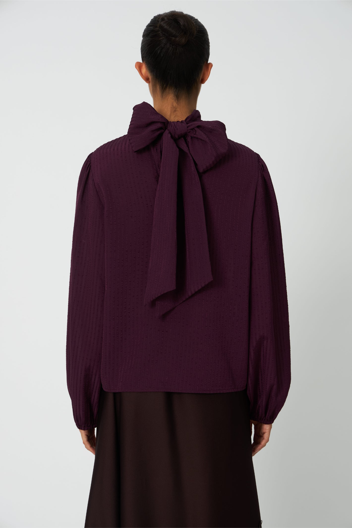 Stella Nova Bow Blouse Beetroot
