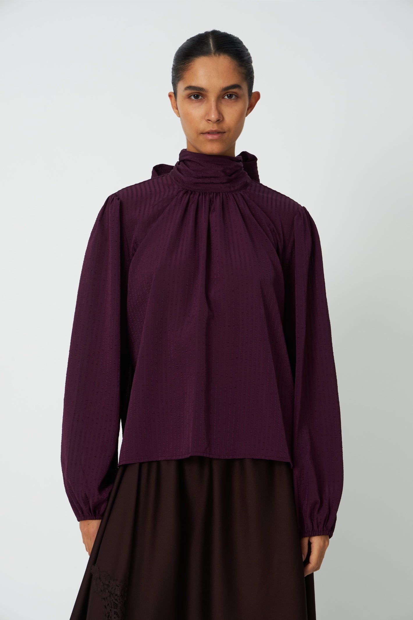 Stella Nova Bow Blouse Beetroot