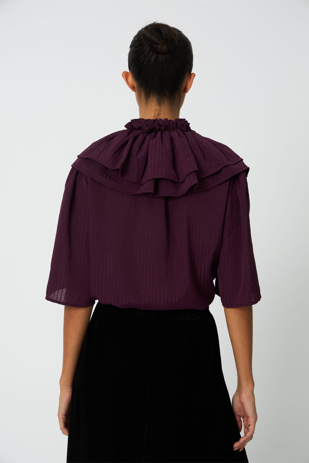 Stella Nova Frill Top Beetroot