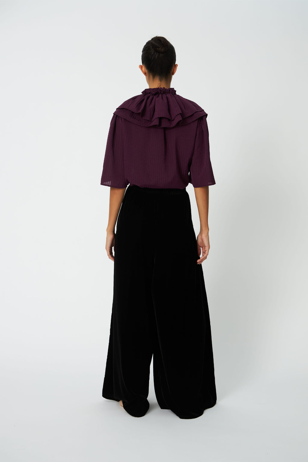 Stella Nova Frill Top Beetroot