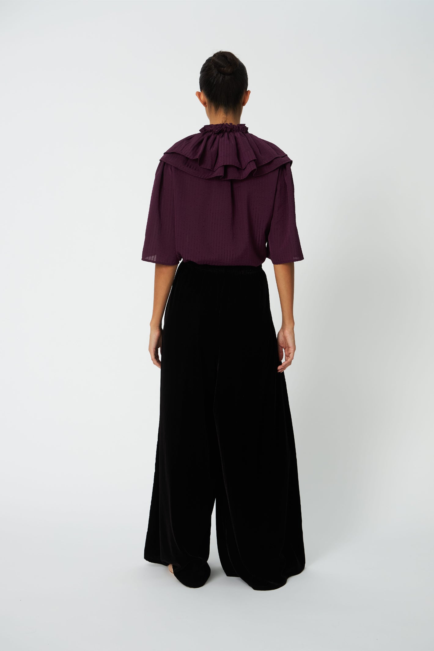 Stella Nova Frill Top Beetroot