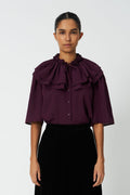 Stella Nova Frill Top Beetroot