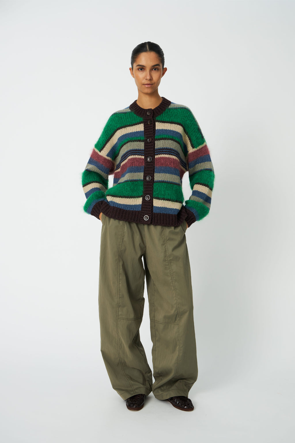 Stella Nova Multi Striped Cardigan