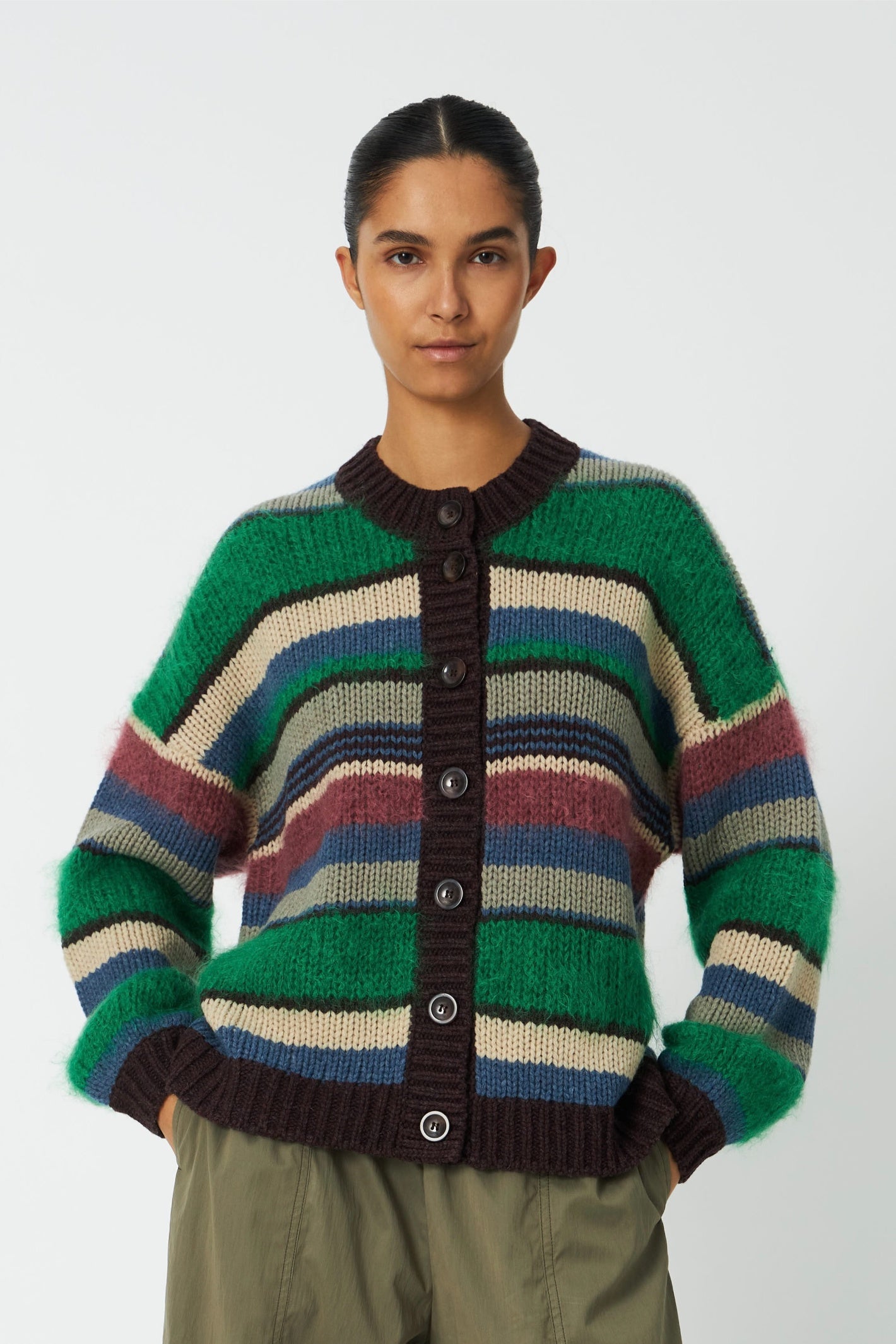 Stella Nova Multi Striped Cardigan