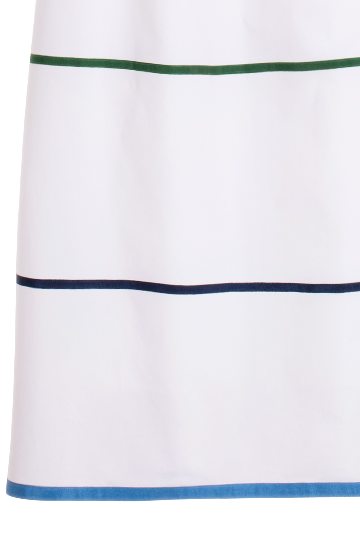 Vilagallo 33612 White Strappy Dress with Coloured Stripes by vilagallo close-up detail shop the vilagallo at Dotique