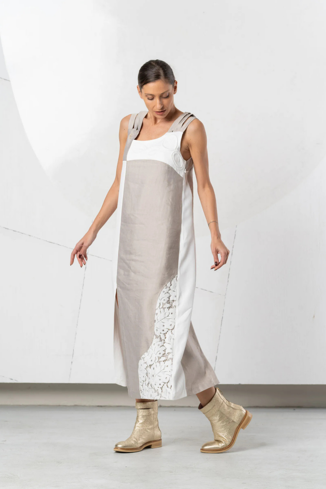 elisa-cavaletti-05080-long-dress-in-beige-and-white-linen-blend-dotique-1