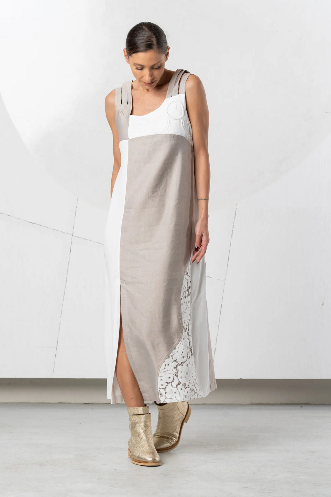 elisa-cavaletti-05080-long-dress-in-beige-and-white-linen-blend-dotique-1