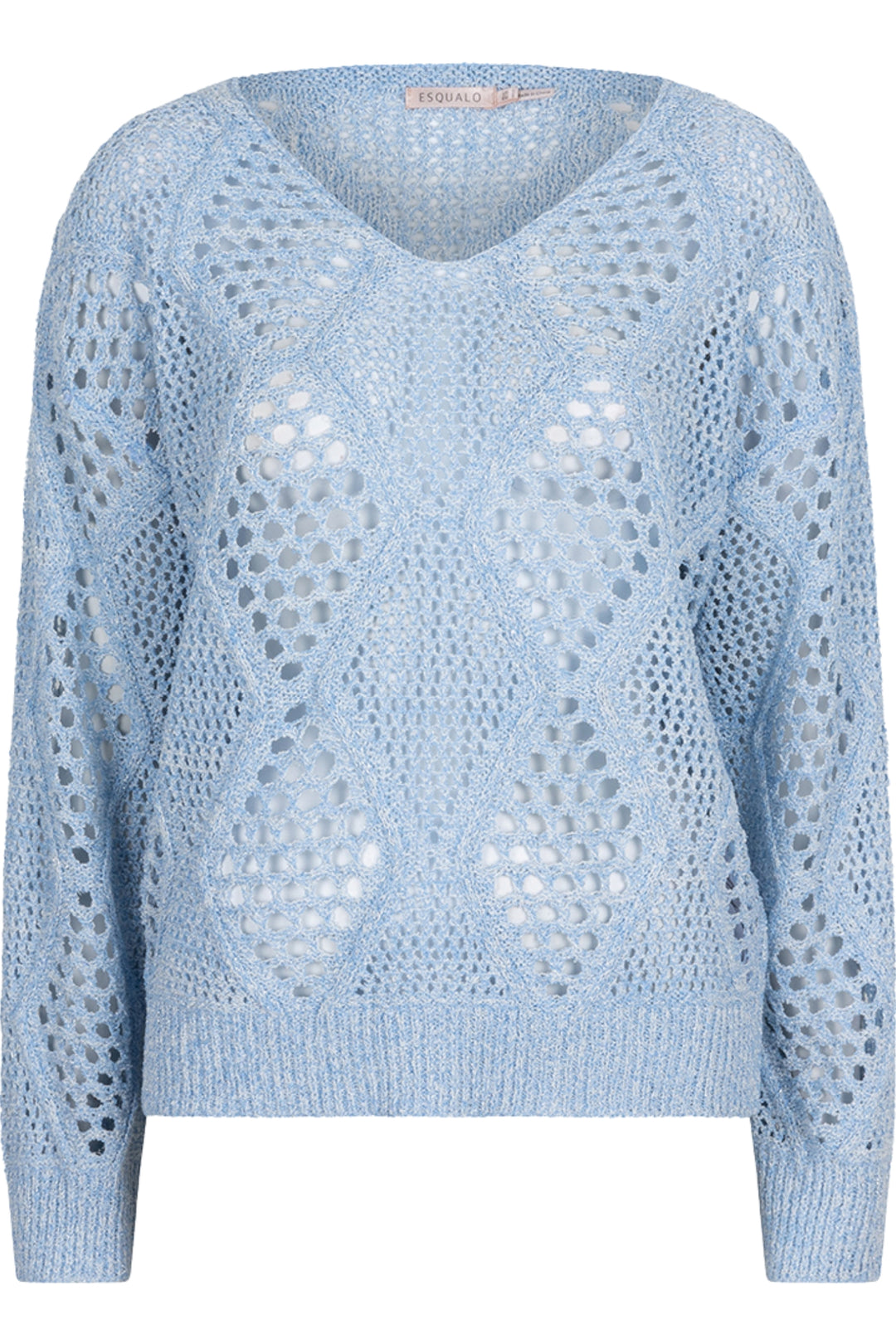 esqualo-02000-ajour-sweater-in-sky-blue-Dotique-
