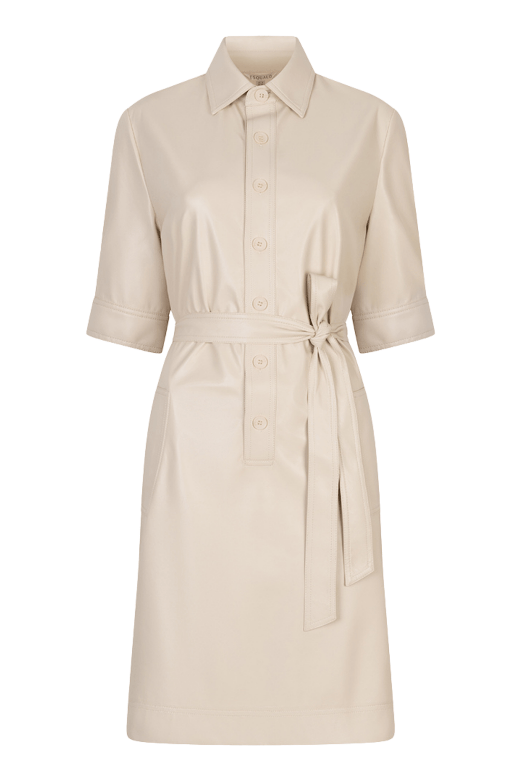 EsQualo 11508 Light Sand Dress Super Soft Vegan Leather - Dotique - EsQualo