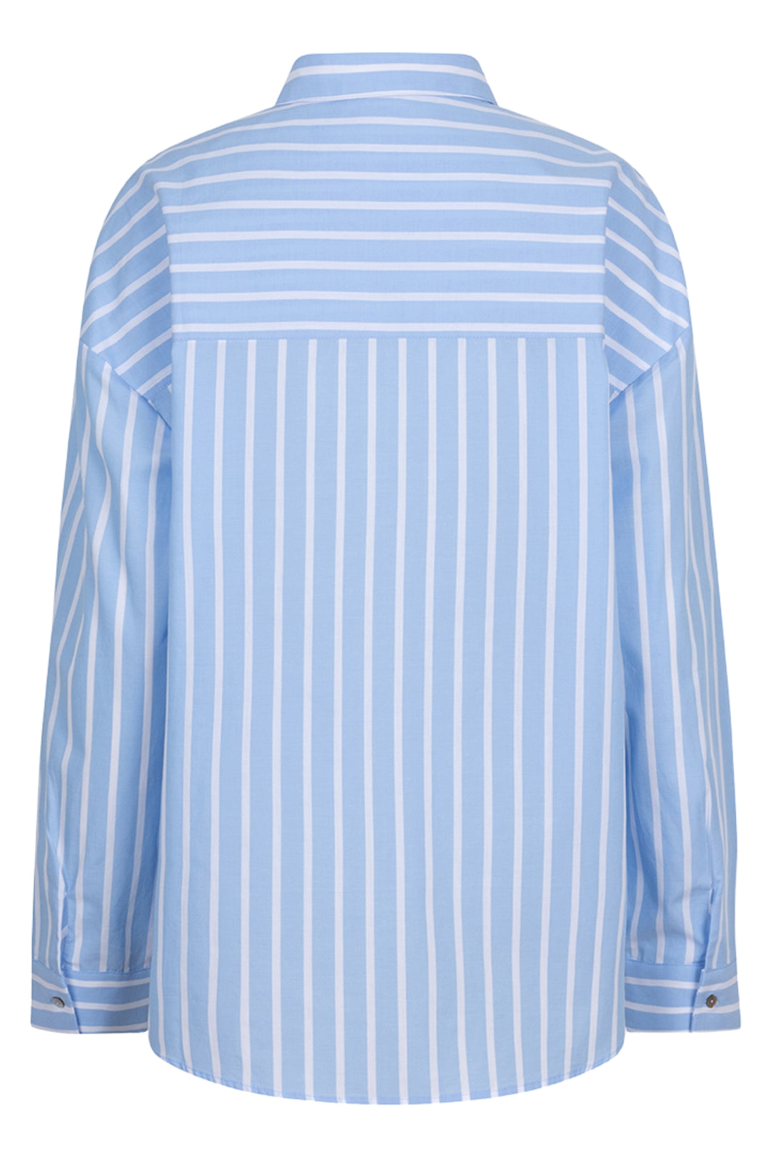 esqualo-15011-blue-striped-cotton-blouse-with-lace-patch