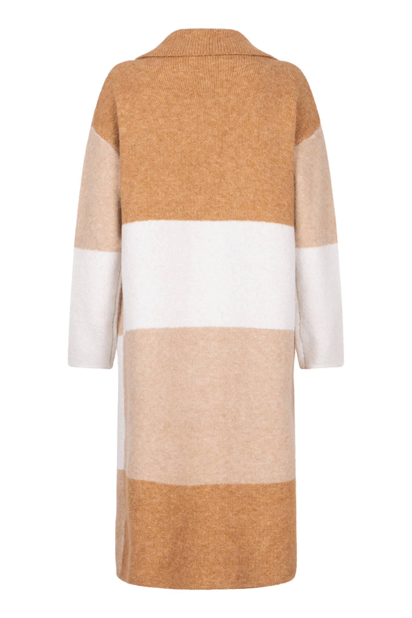 EsQualo 18507 Sand Cardigan Long Blocks - Dotique - EsQualo