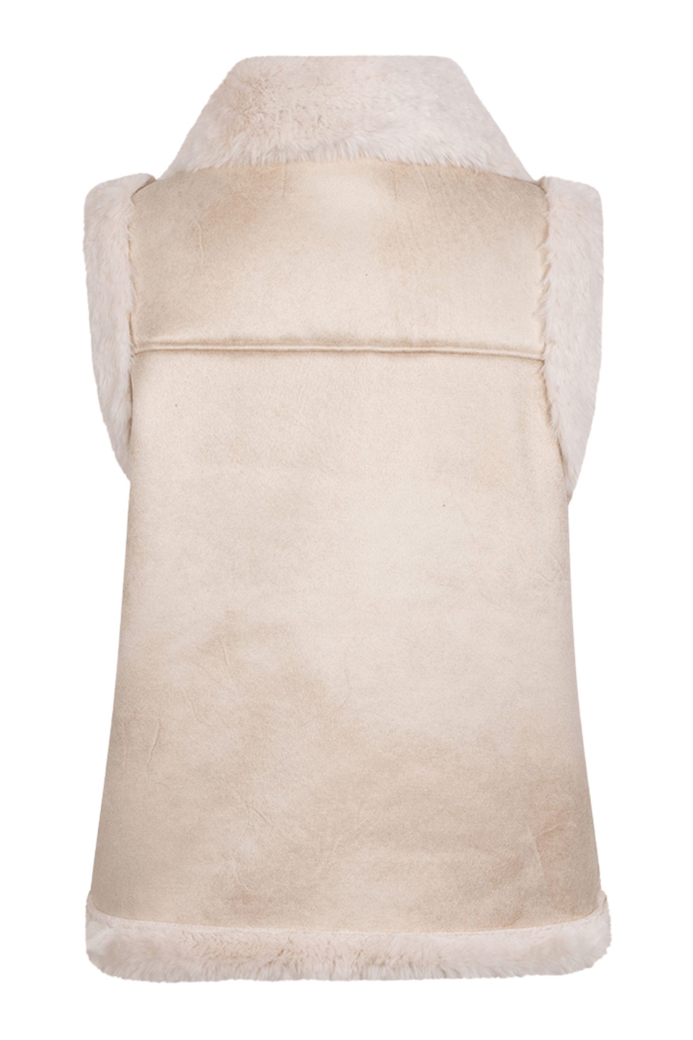 EsQualo 37502 Beige Gillet Fur - Dotique - EsQualo