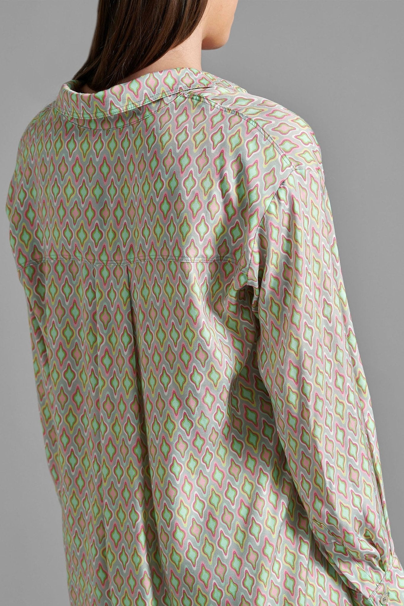 Eve in Paradise Heidi 1076-24263-5812 Green Print Blouse - Dotique